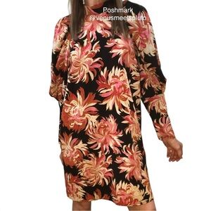 Who What Wear Dress Women Sz M Wallpaper Mums Colorful Print Mod 60’s Kaftan